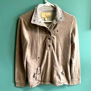 Banana Republic Quarter Button Top